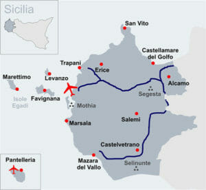 Voli per Trapani: la utile mappa della provincia