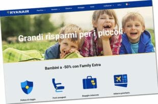 Ryanair offerta Family Extra