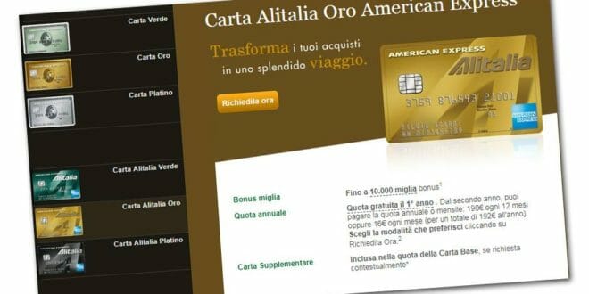 American Express Millemiglia Alitalia